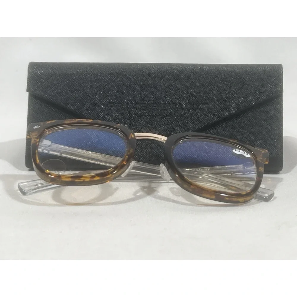 Prive Revaux Alchemist Blue Light Glasses Tortoise Minimalist Fashion Style